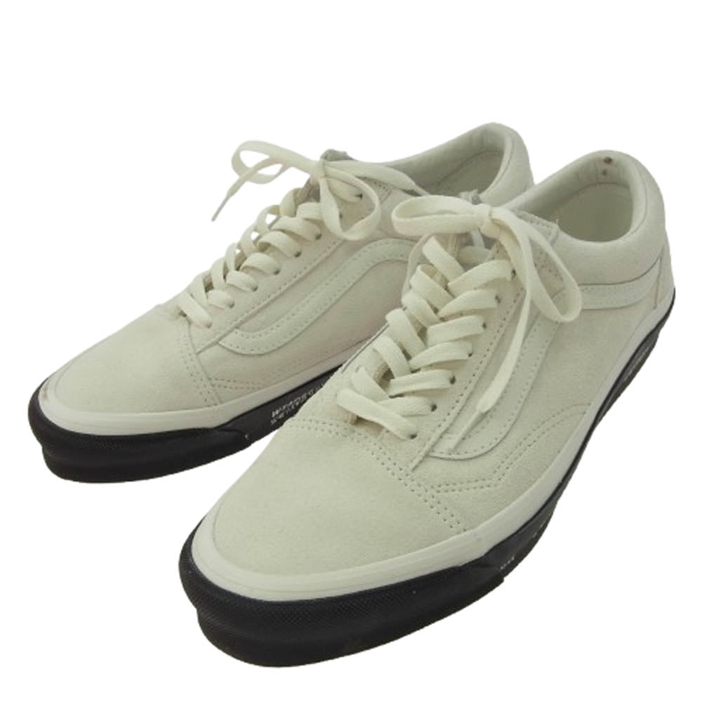 VANS バンズ VN0A4P3X20F1 × WTAPS OG OLD SKOOL LX ダブルタップス オールドスクール スニーカー ホワイト系 28.5cm【中古】