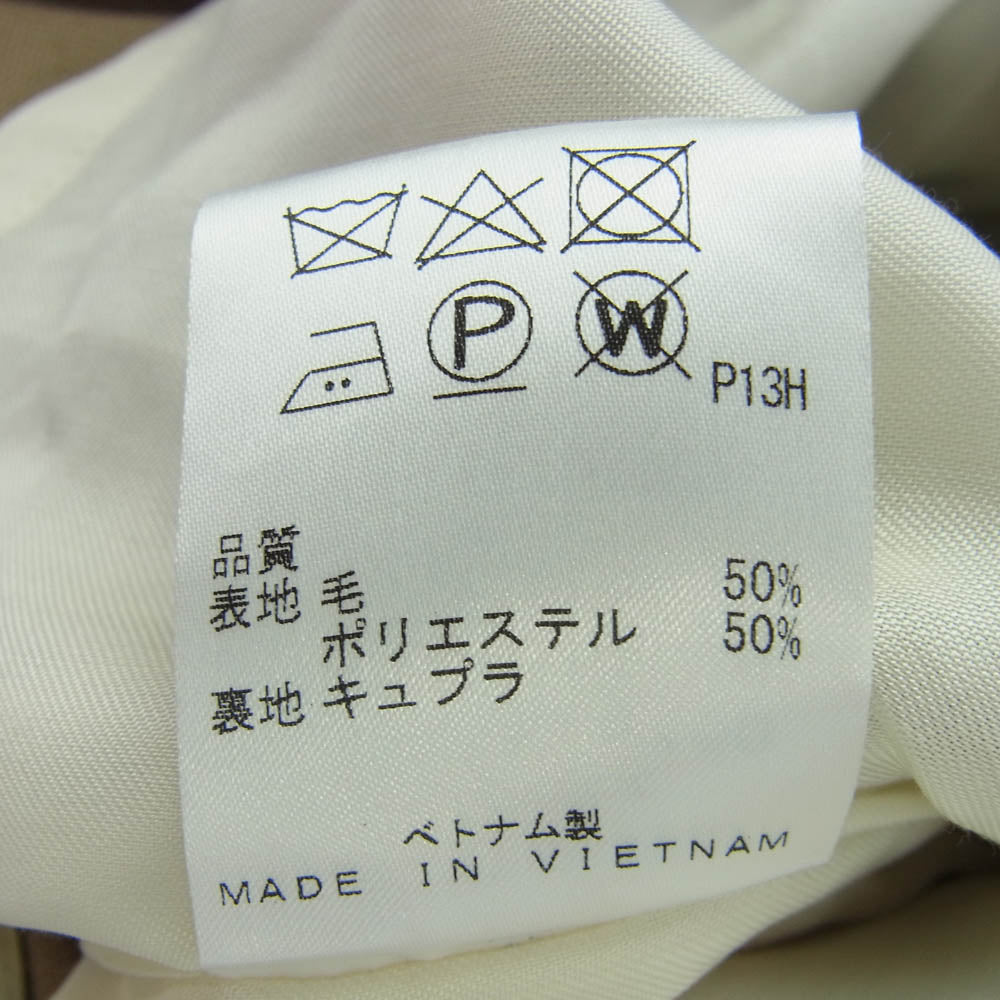 UNCRAVE アンクレイヴ 699-5 ウール カルゼ トレンチ コート ベージュ系【中古】