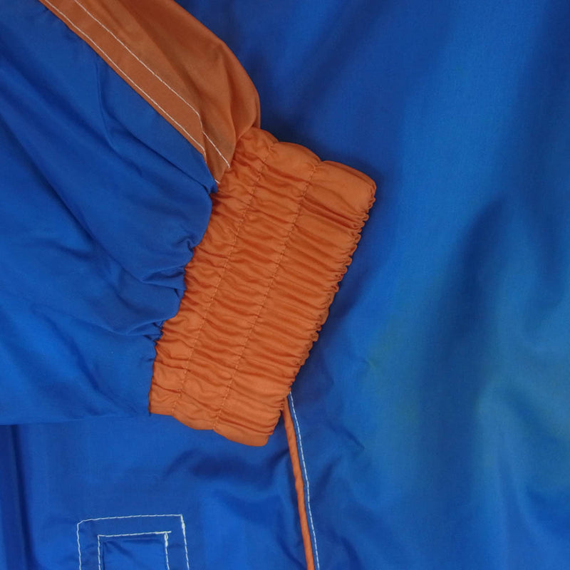 90s古着 STARTER NBA KNICKS ジャケット 青×￼オレンジ Starter New York Knicks NBA 90s Puffer Jacket