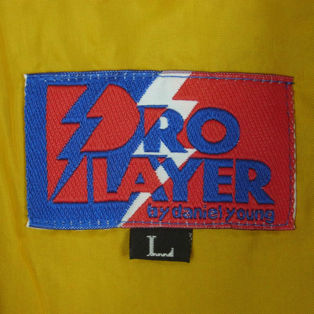 古着 90s LAKERS ナイロン ジャケット 韓国製 パープル系 イエロー系 ブラック系 L【中古】