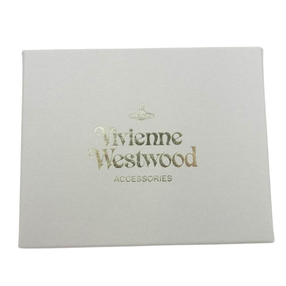 Vivienne Westwood ヴィヴィアンウエストウッド NEW GRADATION ニューグラデーション オーブボタン ミニウォレット コンパクト 三つ折り財布 ブルー系【極上美品】【中古】