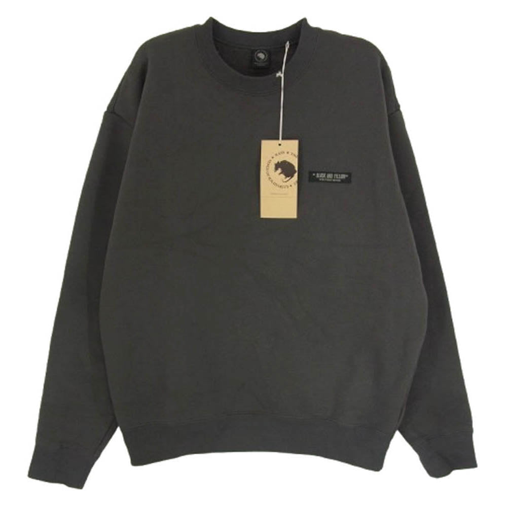 RATS ラッツ 24AW 24TRC-1101 FLEECE CREW NECK SWEAT クルーネック スウェット トレーナー チャコール系 M【中古】