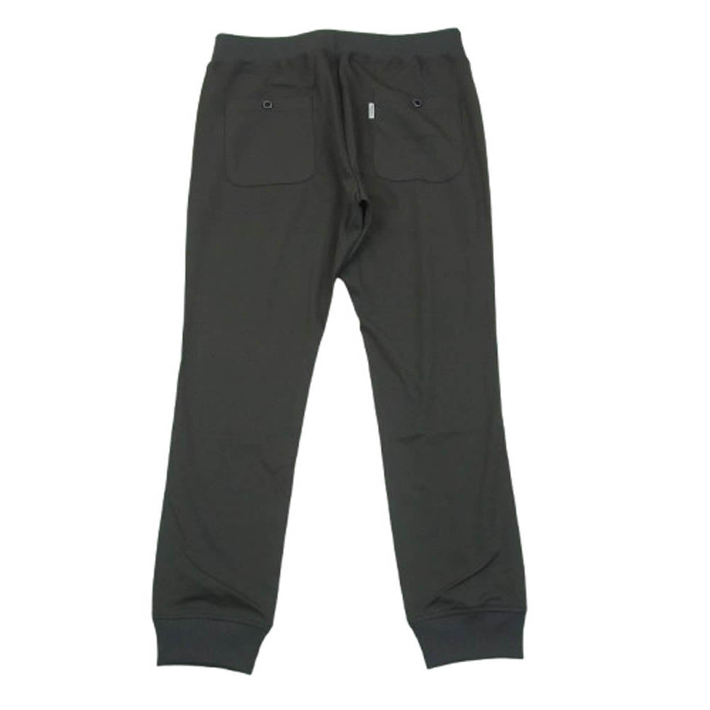 1piu1uguale3 ウノピュウノウグァーレトレ CM038 MT01-88 COMFORTABLE TAG SOLID RIB ロゴ刺繍 ストレッチ リブ パンツ グレー系 5【中古】