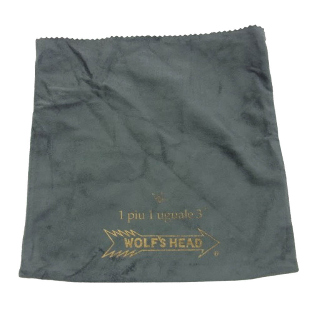 1piu1uguale3 ウノピュウノウグァーレトレ × WOLF'S HEAD ウルフズヘッド プロンジェ スタッズ ジップ レザー ロングウォレット 長財布【中古】