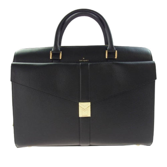 1piu1uguale3 ウノピュウノウグァーレトレ × PELLE MORBIDA ペッレ モルビダ BOSTON BRIEF BAG レザー ボストンバッグ ブリーフケース ブラック系【美品】【中古】