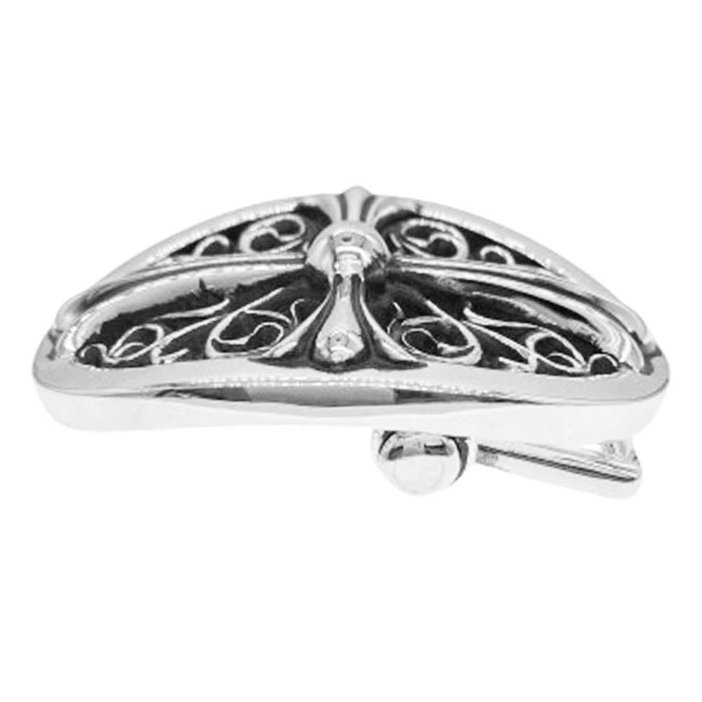 CHROME HEARTS クロムハーツ（原本無） 2025年6月購入レシート原本付属 BCKL OCAL SML CROSS クラシック オーバル クロス スモール バックル シルバー系【中古】