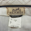 HERMES エルメス 225040HG02 国内正規品 ジップポケット コットン トラウザー パンツ ブラック系 52【中古】