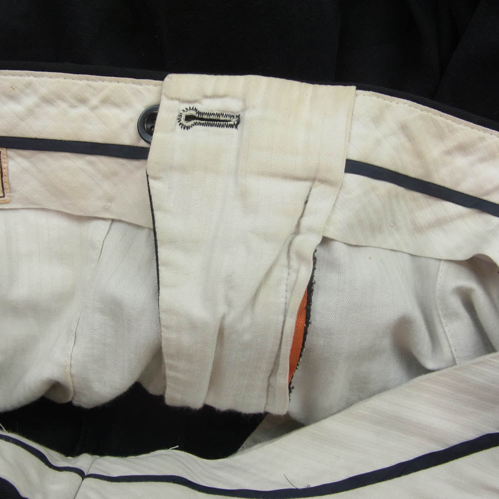 HERMES エルメス 225040HG02 国内正規品 ジップポケット コットン トラウザー パンツ ブラック系 52【中古】