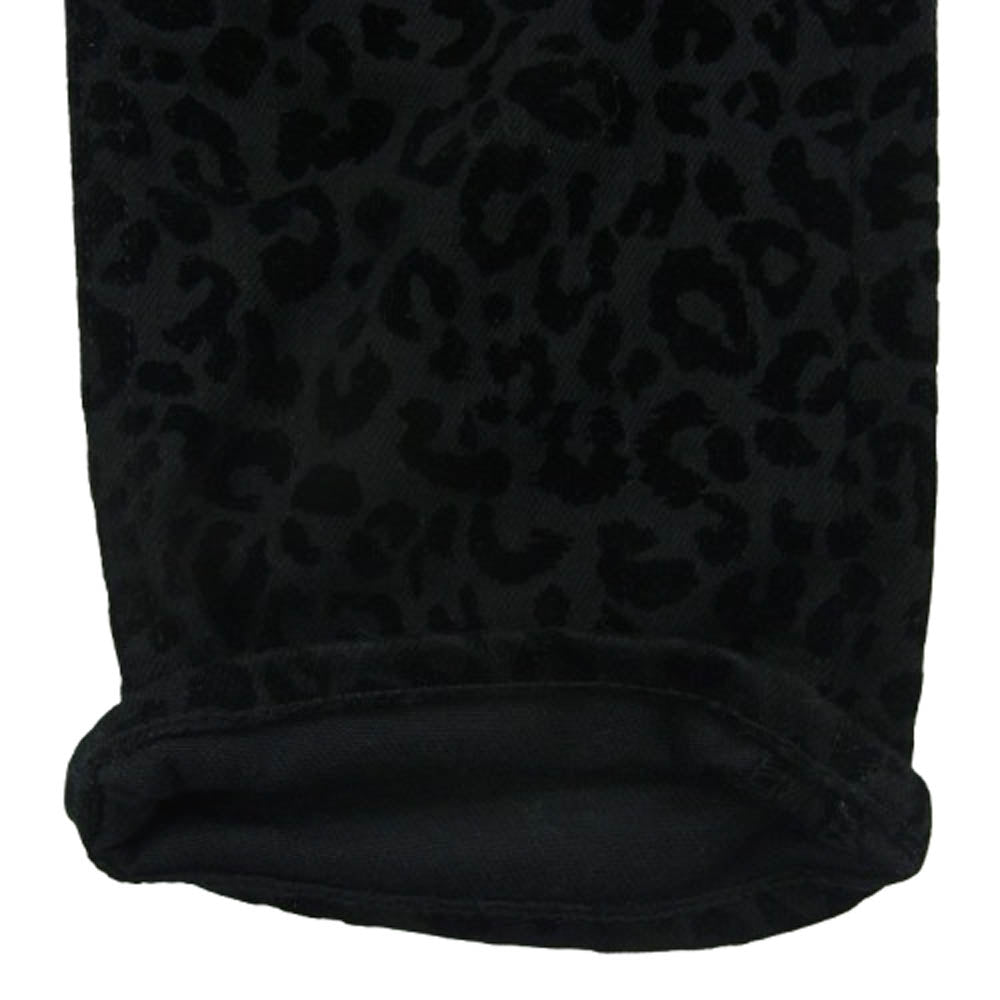 MINEDENIM マインデニム 1902-1001-98-302 BD Leopard S.Slim STR 5pocket レオパード柄 ブラック デニム パンツ ブラック系 7【中古】