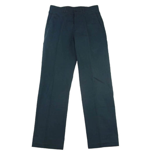 HERMES エルメス 国内正規品 センタープレス ステッチ トラウザー パンツ  グリーン系 38【中古】