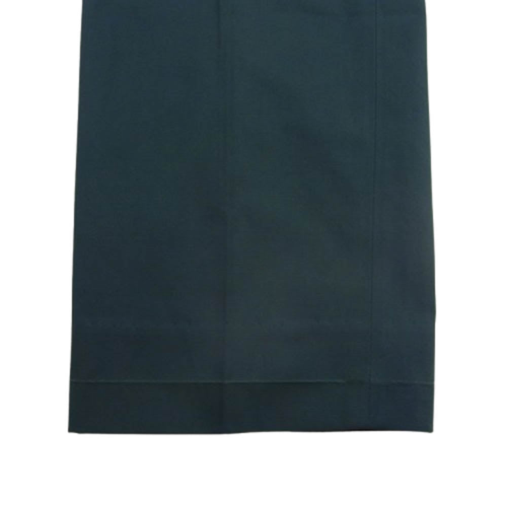 HERMES エルメス 国内正規品 センタープレス ステッチ トラウザー パンツ  グリーン系 38【中古】