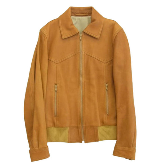 WACKO MARIA ワコマリア STIE lo 野口強 シープスキン レザー シングル ライダース ジャケット ブラウン ブラウン系 M【中古】