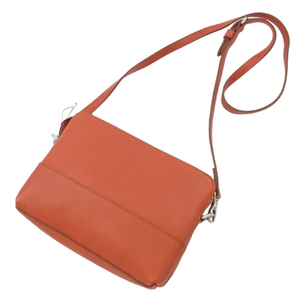 aniary アニアリ 36-03001 Artisan Leather レザー ショルダー バッグ レッド系 オレンジ系【新古品】【未使用】【中古】