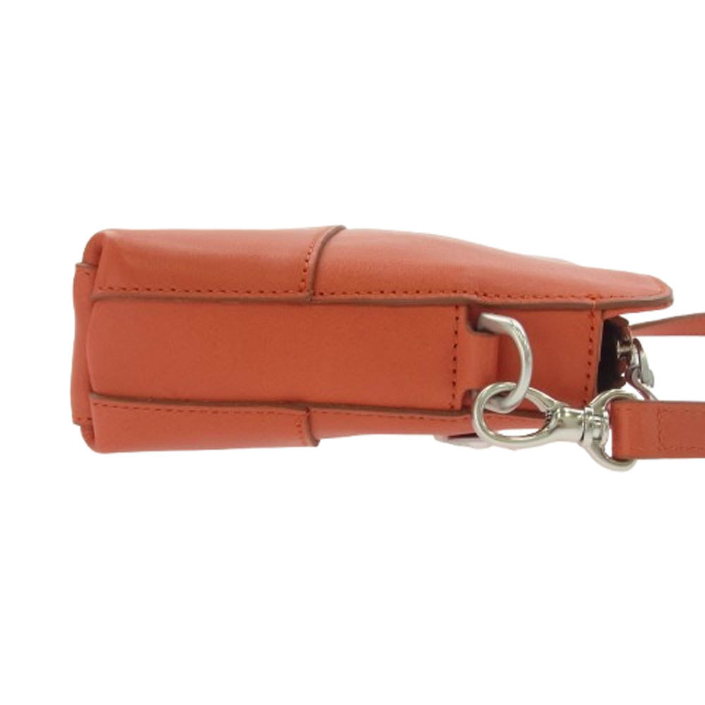 aniary アニアリ 36-03001 Artisan Leather レザー ショルダー バッグ レッド系 オレンジ系【新古品】【未使用】【中古】