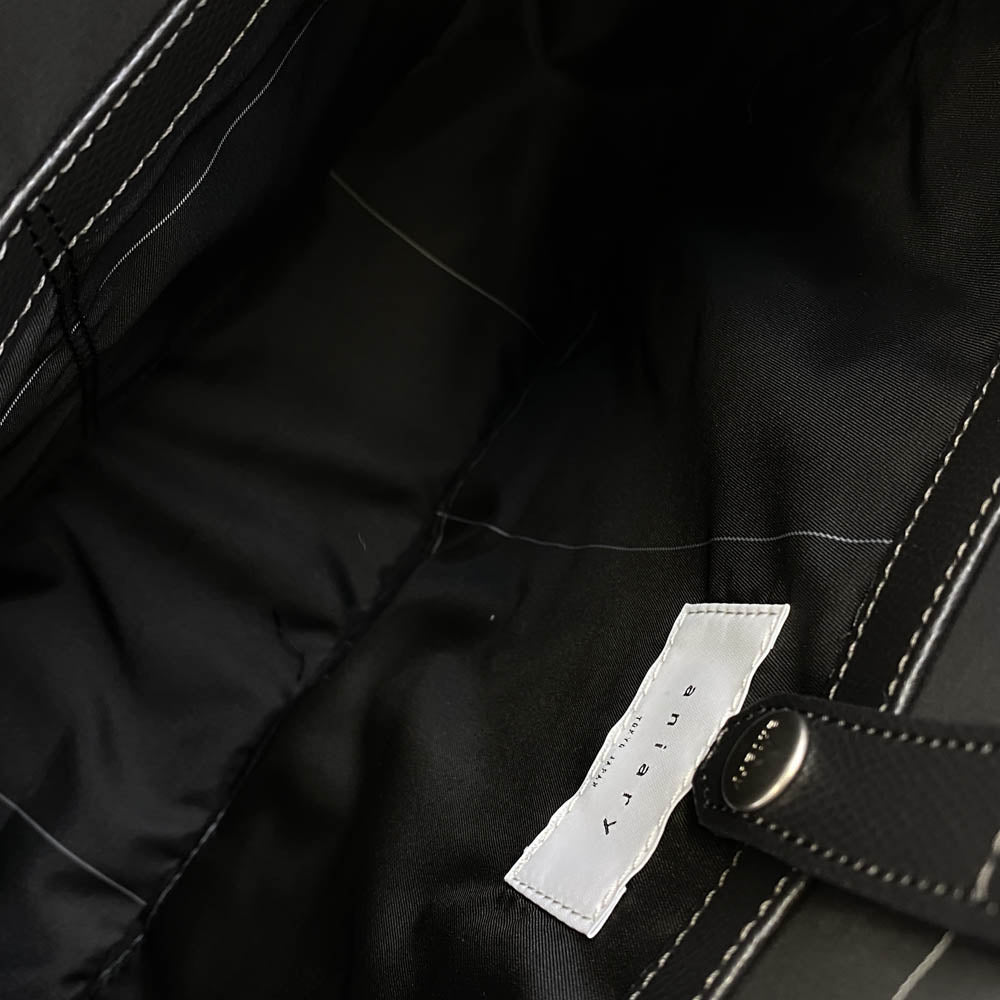aniary アニアリ 33-01000 S-Film Leather レザー ブリーフケース ビジネスバッグ チャコール系 チャコールグレイ【新古品】【未使用】【中古】