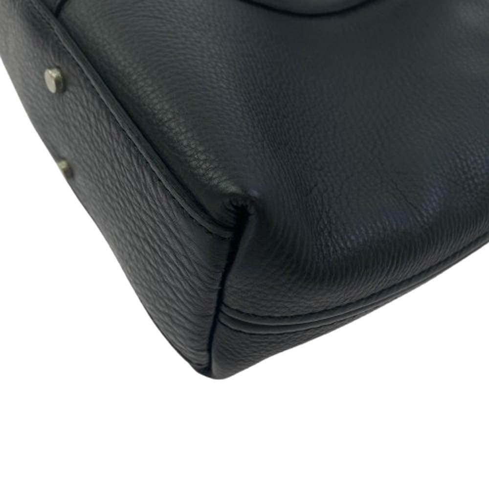 aniary アニアリ 07-01005 Shrink Leather レザー ブリーフケース ビジネスバッグ ブラック系【新古品】【未使用】【中古】
