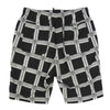 Needles ニードルス MR181 String Cowboy Short R/C Lawn Cloth ストリング カウボーイ ショーツ レーヨン コットン チェック ショート パンツ ブラック系 S【中古】