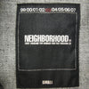 NEIGHBORHOOD ネイバーフッド DCNH-JK-01 DENIM COVERALL デニム カバーオール ジャケット ブラック系 S【中古】