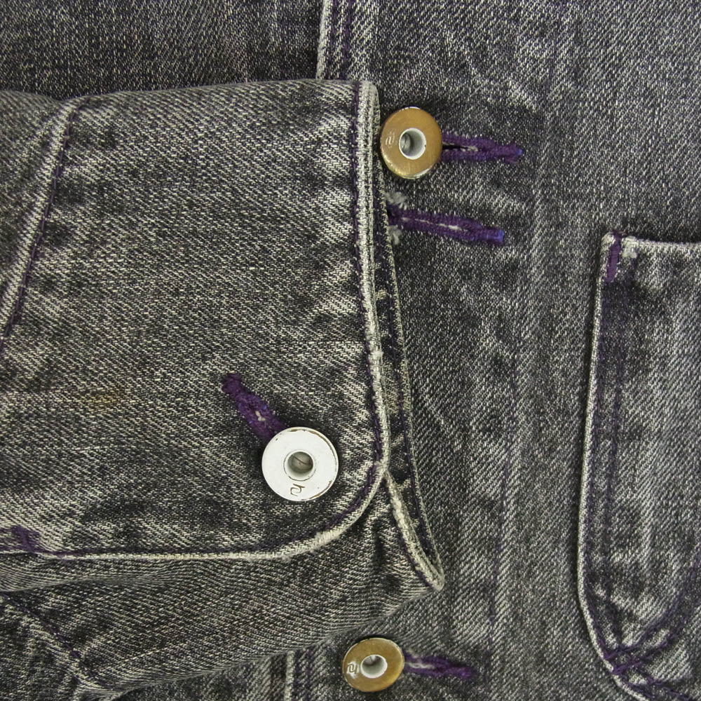 NEIGHBORHOOD ネイバーフッド DCNH-JK-01 DENIM COVERALL デニム カバーオール ジャケット ブラック系 S【中古】