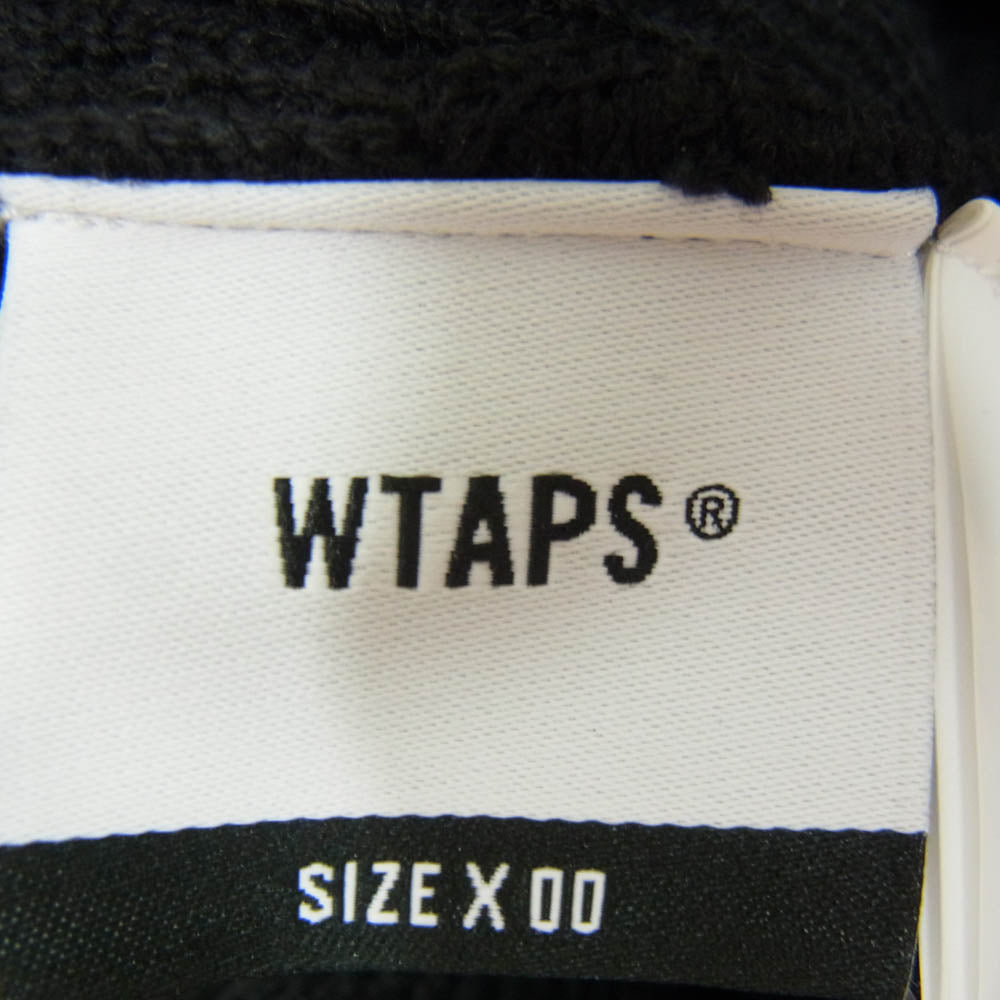 WTAPS ダブルタップス 242MADT-HT04 Beanie Acrylic ロゴ ビーニー ニットキャップ ブラック系 X00【美品】【中古】