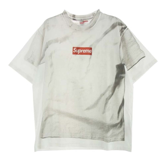 Supreme シュプリーム 24SS MM6 エムエムシックス Maison Margiela メゾンマルジェラ Box Logo Tee ボックス ロゴ 半袖 Tシャツ ホワイト系 M【美品】【中古】