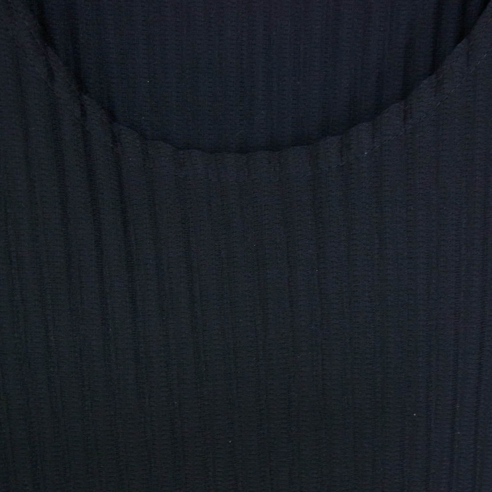 HOMME PLISSE ISSEY MIYAKE オム プリッセ イッセイミヤケ HP55JK021 BASICS プリーツ ラウンドネック カットソー ネイビー系 3【中古】