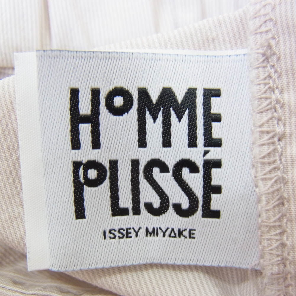 HOMME PLISSE ISSEY MIYAKE オム プリッセ イッセイミヤケ HP51FF313 FRESHEN フレシュン カーゴ パンツ オフホワイト系 2【美品】【中古】