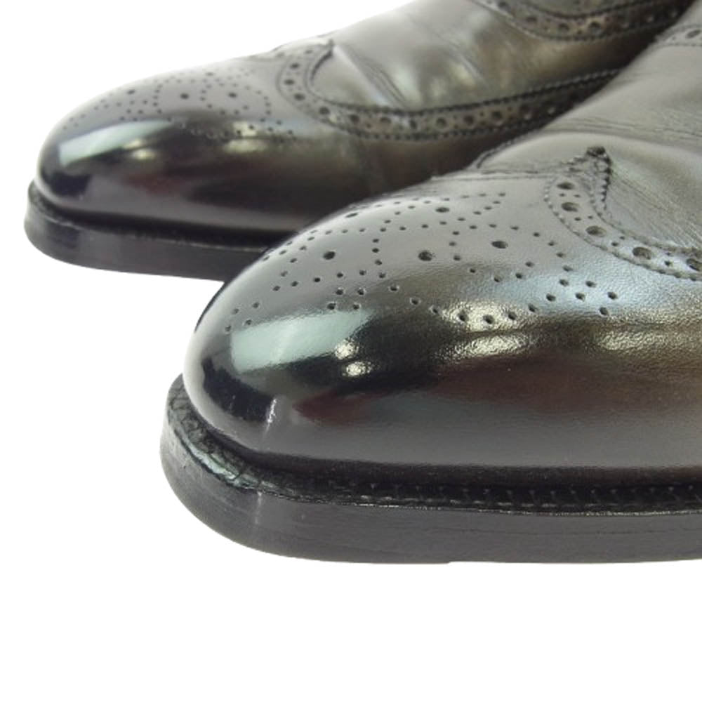 CROCKETT&JONES クロケットアンドジョーンズ 9881-1015-01 Guildford ウィングチップ ギルフォード レザー シューズ ダークブラウン系 7E【中古】