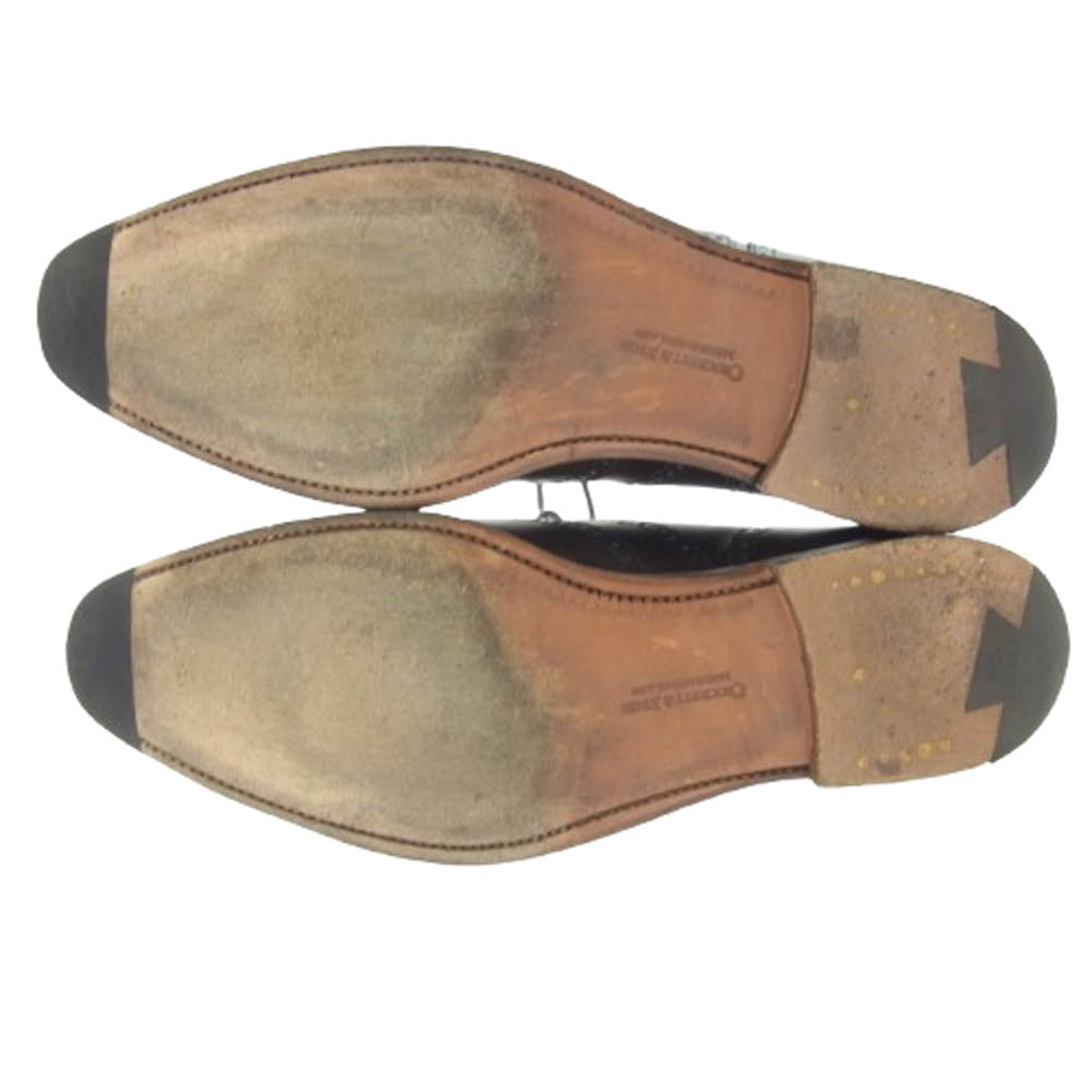 CROCKETT&JONES クロケットアンドジョーンズ 9881-1015-01 Guildford ウィングチップ ギルフォード レザー シューズ ダークブラウン系 7E【中古】