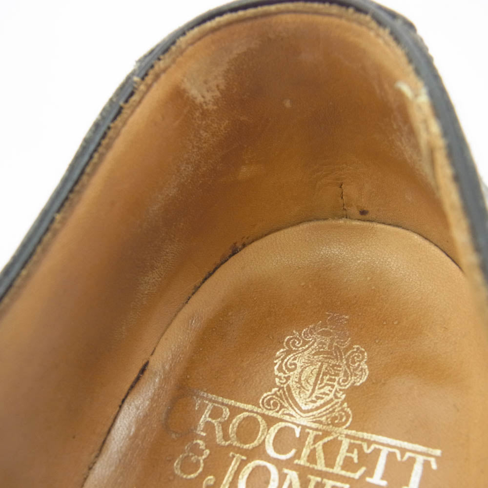 CROCKETT&JONES クロケットアンドジョーンズ 9881-1015-01 Guildford ウィングチップ ギルフォード レザー シューズ ダークブラウン系 7E【中古】