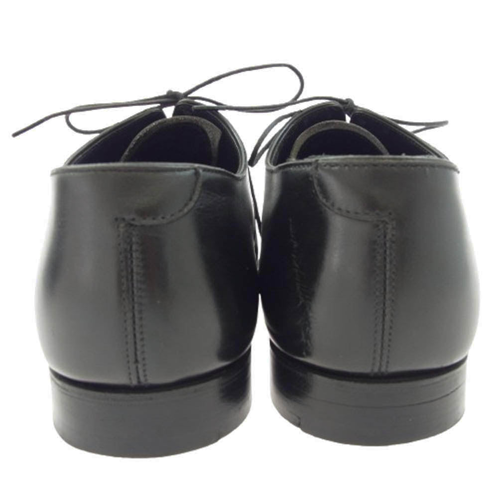 CROCKETT&JONES クロケットアンドジョーンズ 9447 AUDLEY BLACK CALF LEATHER SOLE ストレートチップ オードリー ブラック カーフ レザー ソール シューズ ブラック系 7.5Ｄ【中古】