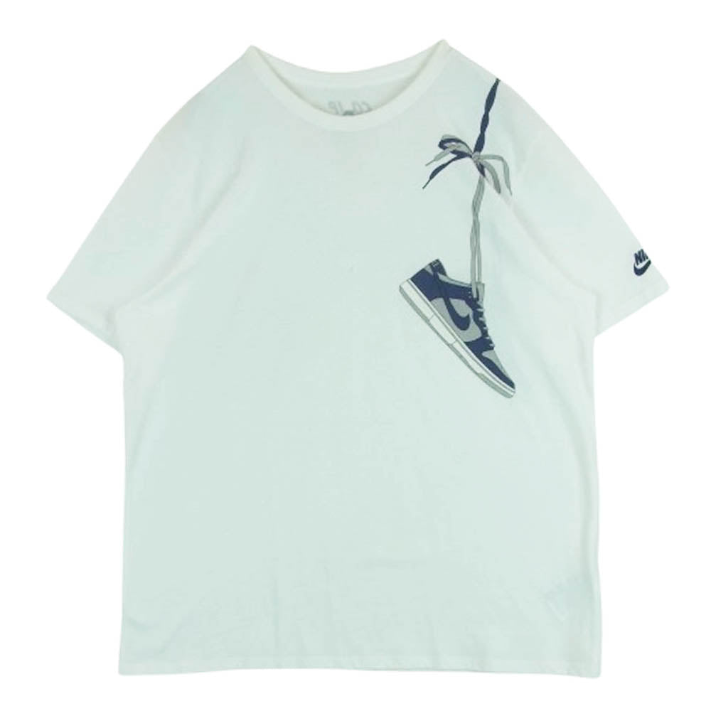NIKE ナイキ DUNK ダンク 半袖 Tシャツ コットン 中国製 ホワイト系 XXL【中古】