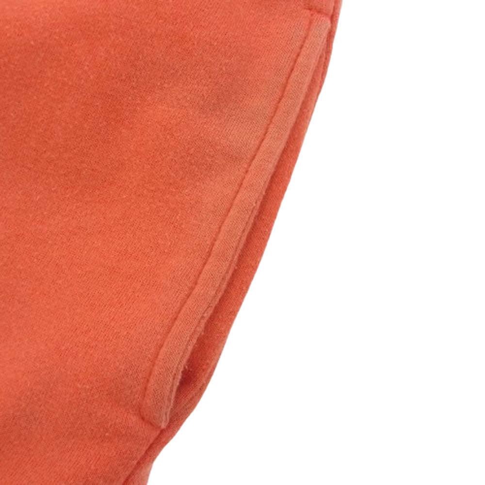 STUSSY ステューシー ロゴ スウェット ショートハーフ ショーツ パンツ オレンジ系 M【中古】
