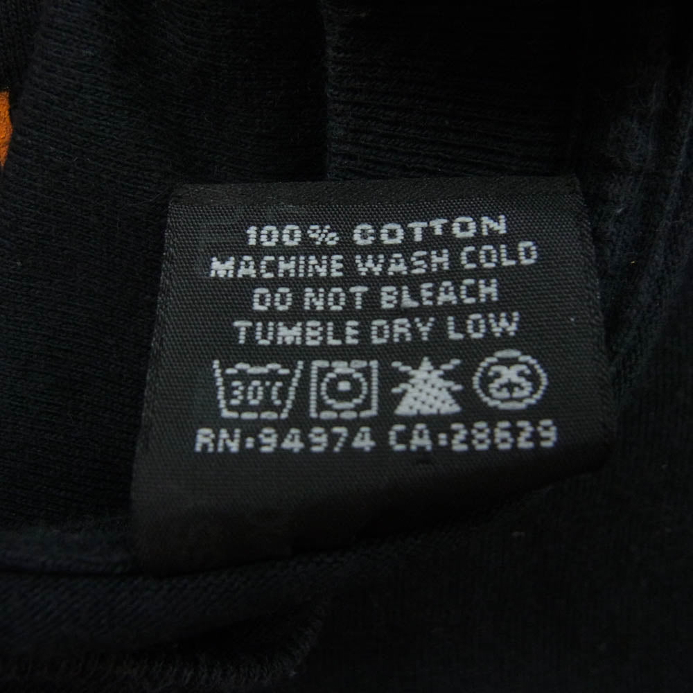 STUSSY ステューシー 05SS 2005年製 Major blade TOUR プリント ツアー Tシャツ 半袖 ブラック系 L【中古】