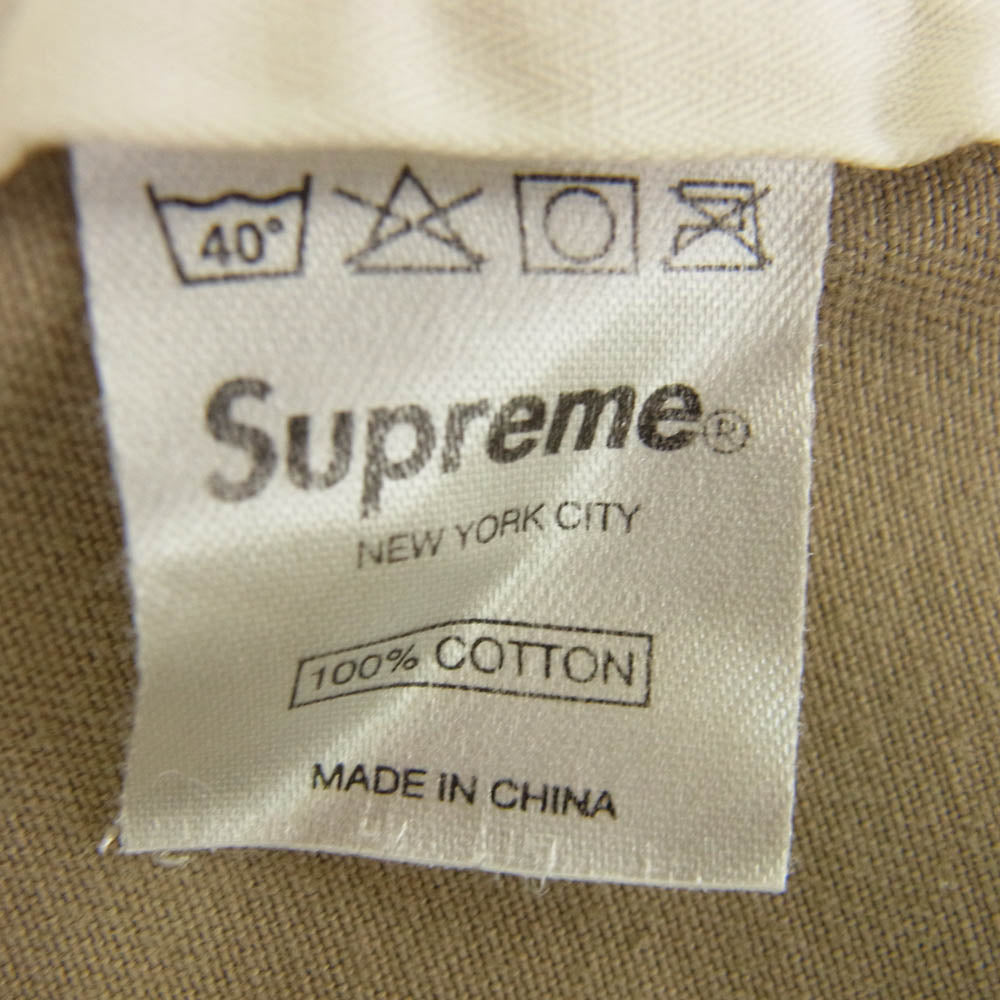 Supreme シュプリーム ボタンフライ チノ パンツ ベージュ系 36【中古】