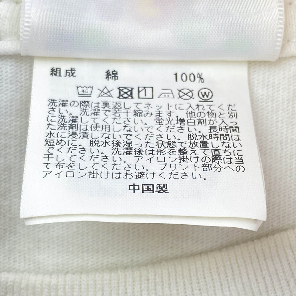 A BATHING APE アベイシングエイプ BUSY WORKS マルチカモ 半袖 Tシャツ ホワイト系 XL【中古】