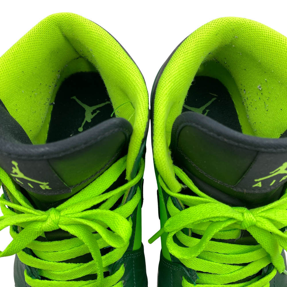 NIKE ナイキ 554724-330 Air Jordan 1 Mid Gorge Green AJ1 エアジョーダン1 ミッド ハイカットスニーカー グリーン系 28.5cm【中古】
