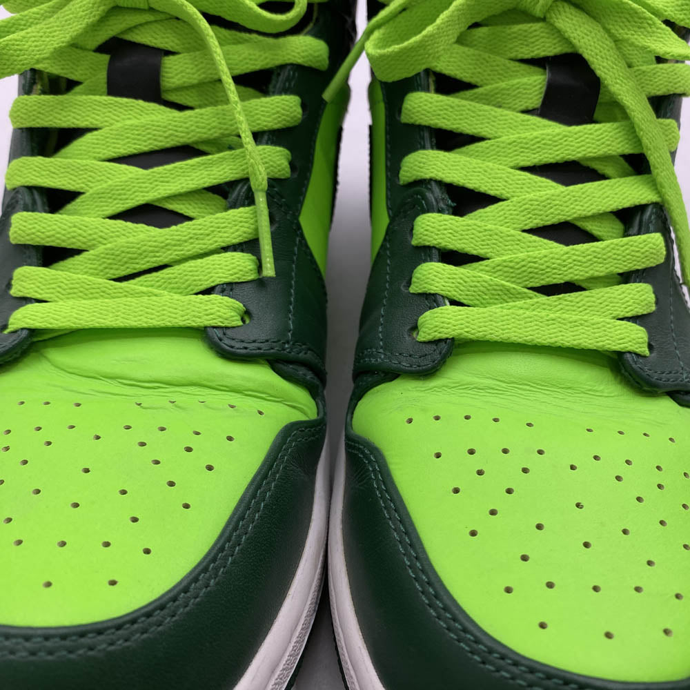 NIKE ナイキ 554724-330 Air Jordan 1 Mid Gorge Green AJ1 エアジョーダン1 ミッド ハイカットスニーカー グリーン系 28.5cm【中古】