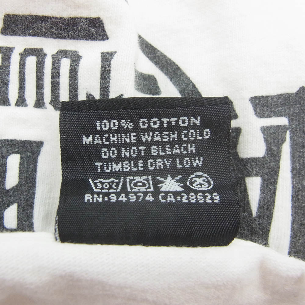 STUSSY ステューシー 05SS 2005年製 Major blade TOUR プリント ツアー Tシャツ 半袖 ホワイト系 L【中古】