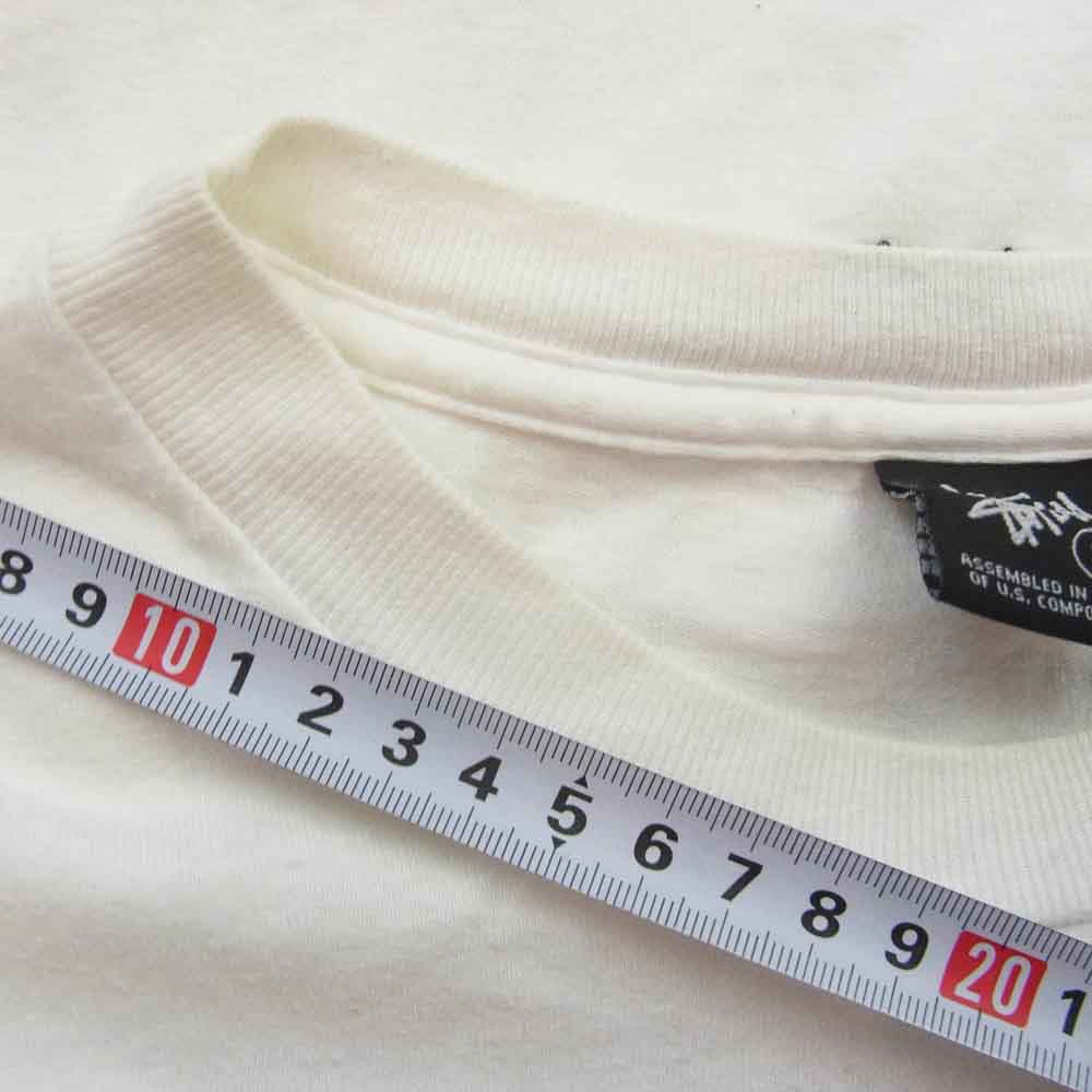 STUSSY ステューシー 05SS 2005年製 Major blade TOUR プリント ツアー Tシャツ 半袖 ホワイト系 L【中古】