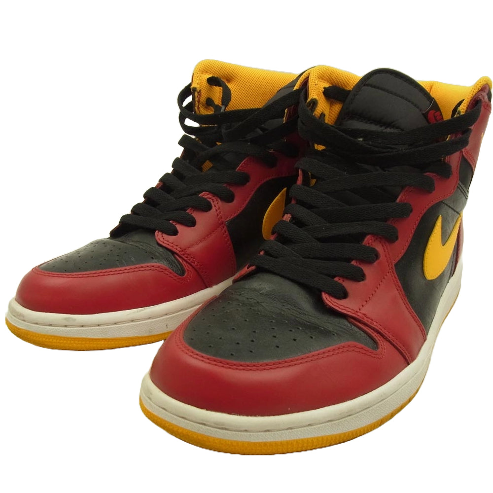 NIKE ナイキ 555088-017 AIR JORDAN 1 RETRO HUMAN HIGHLIGHT AJ1 エアジョーダン1 レトロ ヒューマン ハイライト ハイカットスニーカー 28cm【中古】