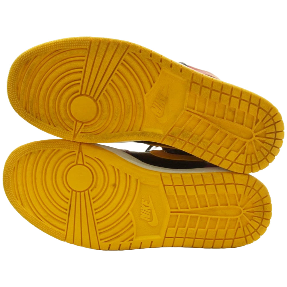 NIKE ナイキ 555088-017 AIR JORDAN 1 RETRO HUMAN HIGHLIGHT AJ1 エアジョーダン1 レトロ ヒューマン ハイライト ハイカットスニーカー 28cm【中古】