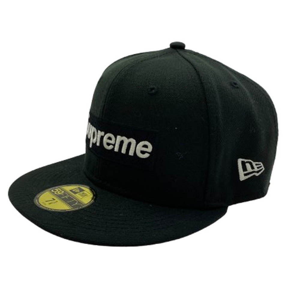 Supreme シュプリーム 22AW × New Era ニューエラ Money Box Logo マネー ボックス ロゴ ベースボール キャップ ブラック系 60.6cm【中古】
