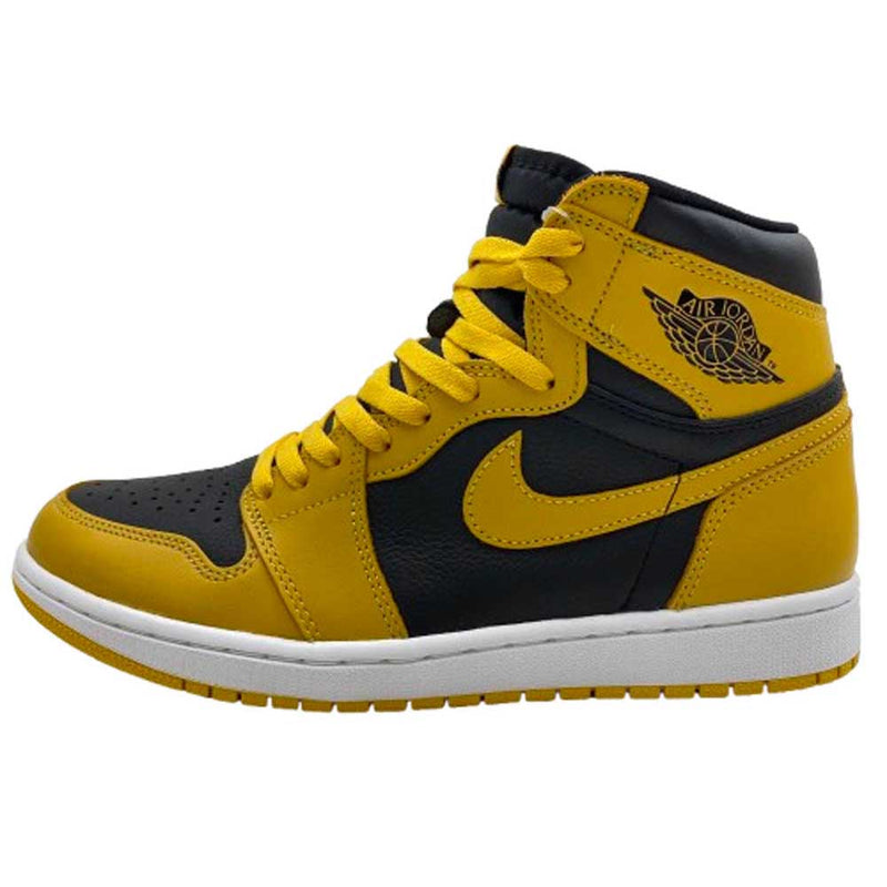 NIKE ナイキ 555088-701 Air Jordan 1 High OG Pollen AJ1 エアジョーダン1 ハイカットスニーカー ブラック系 イエロー系 28cm【新古品】【未使用】【中古】