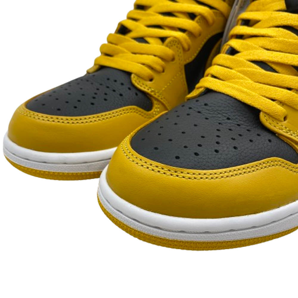 NIKE ナイキ 555088-701 Air Jordan 1 High OG Pollen AJ1 エアジョーダン1 ハイカットスニーカー ブラック系 イエロー系 28cm【新古品】【未使用】【中古】