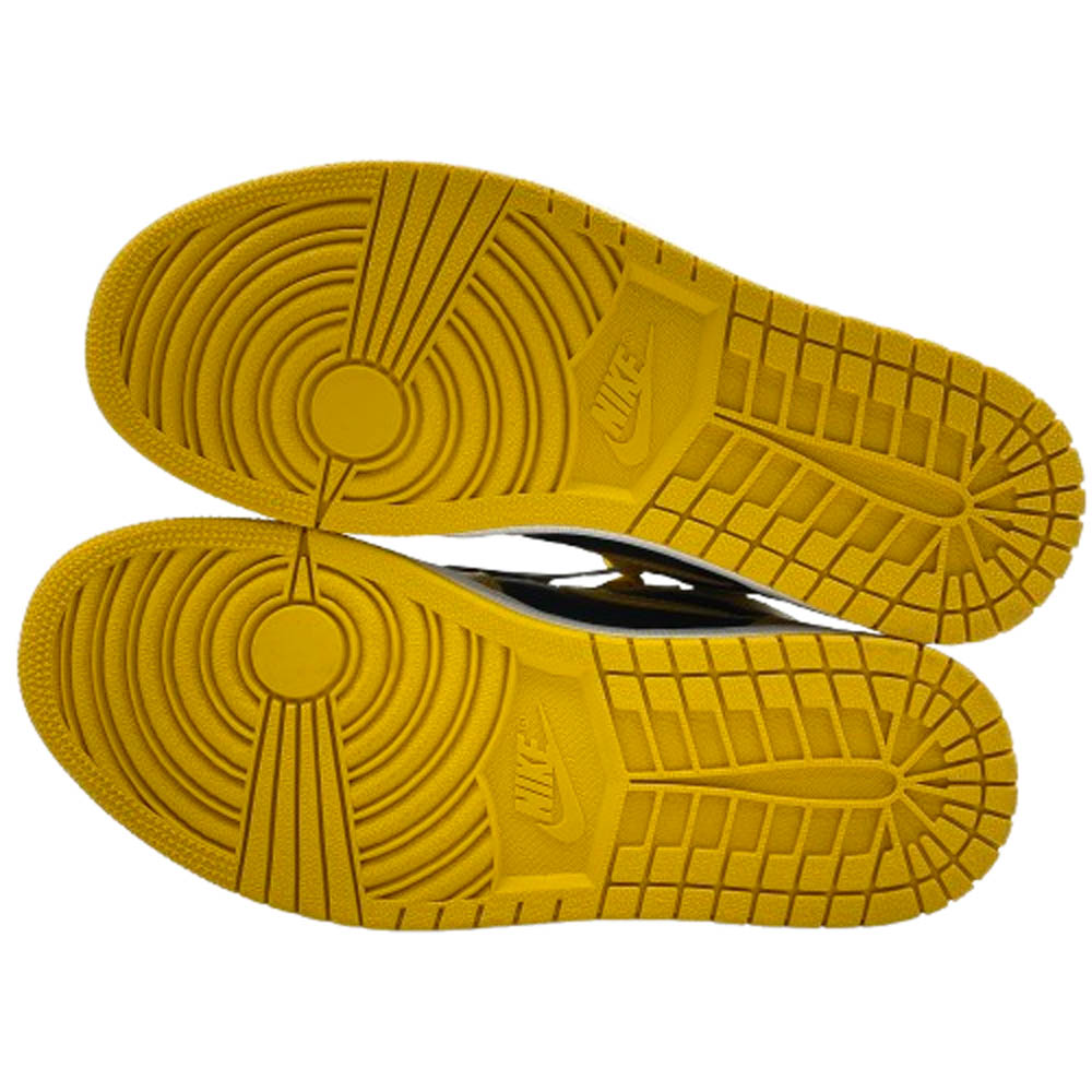 NIKE ナイキ 555088-701 Air Jordan 1 High OG Pollen AJ1 エアジョーダン1 ハイカットスニーカー ブラック系 イエロー系 28cm【新古品】【未使用】【中古】