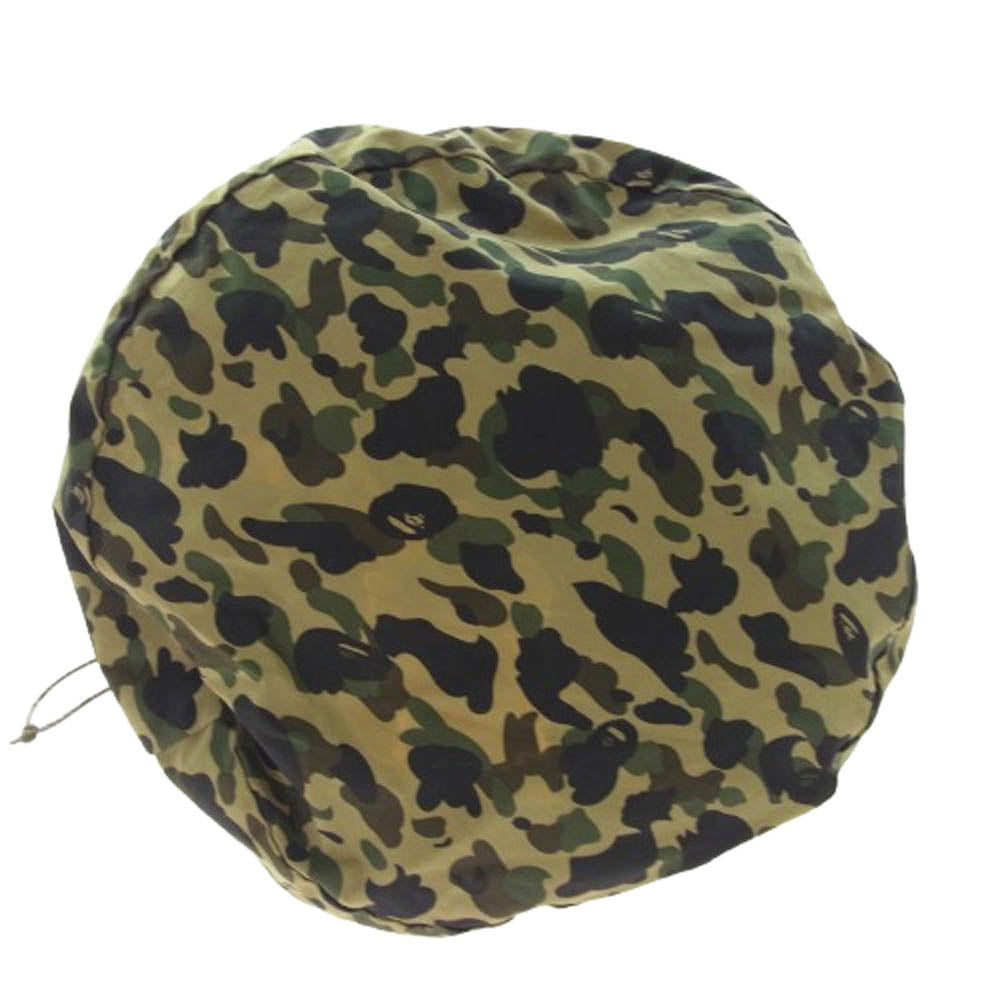 A BATHING APE アベイシングエイプ 1ST CAMO  ONE SHOULDER BODY BAG ワンショルダー 猿 迷彩 カモ ショルダー バッグ カーキ系【中古】