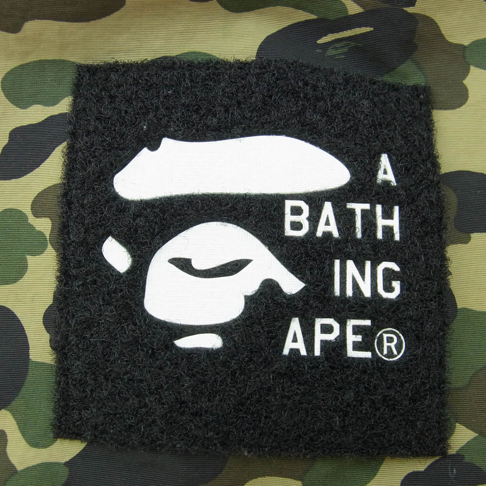 A BATHING APE アベイシングエイプ 1ST CAMO  ONE SHOULDER BODY BAG ワンショルダー 猿 迷彩 カモ ショルダー バッグ カーキ系【中古】