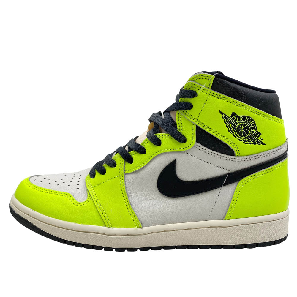 NIKE ナイキ 555088-702 Air Jordan 1 High OG Volt Visionaire AJ1 エアジョーダン1 ハイ OG ボルト ヴィジョネア ハイカット スニーカー ライトグリーン系 28cm【新古品】【未使用】【中古】