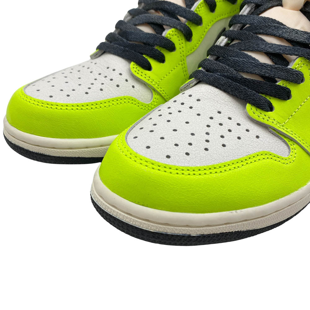NIKE ナイキ 555088-702 Air Jordan 1 High OG Volt Visionaire AJ1 エアジョーダン1 ハイ OG ボルト ヴィジョネア ハイカット スニーカー ライトグリーン系 28cm【新古品】【未使用】【中古】